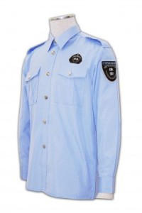 SE002 long sleeves uniform tailor made security uniform supplier tailor made company hk 